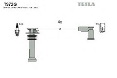 Комплект высоковольтных проводов для FORD C-MAX (DM2) 1.6 2007-2010, код двигателя HWDA,HWDB,SHDA,SHDB,SHDC, V см3 1596, кВт 74, л.с. 100, бензин, TESLA T972G
